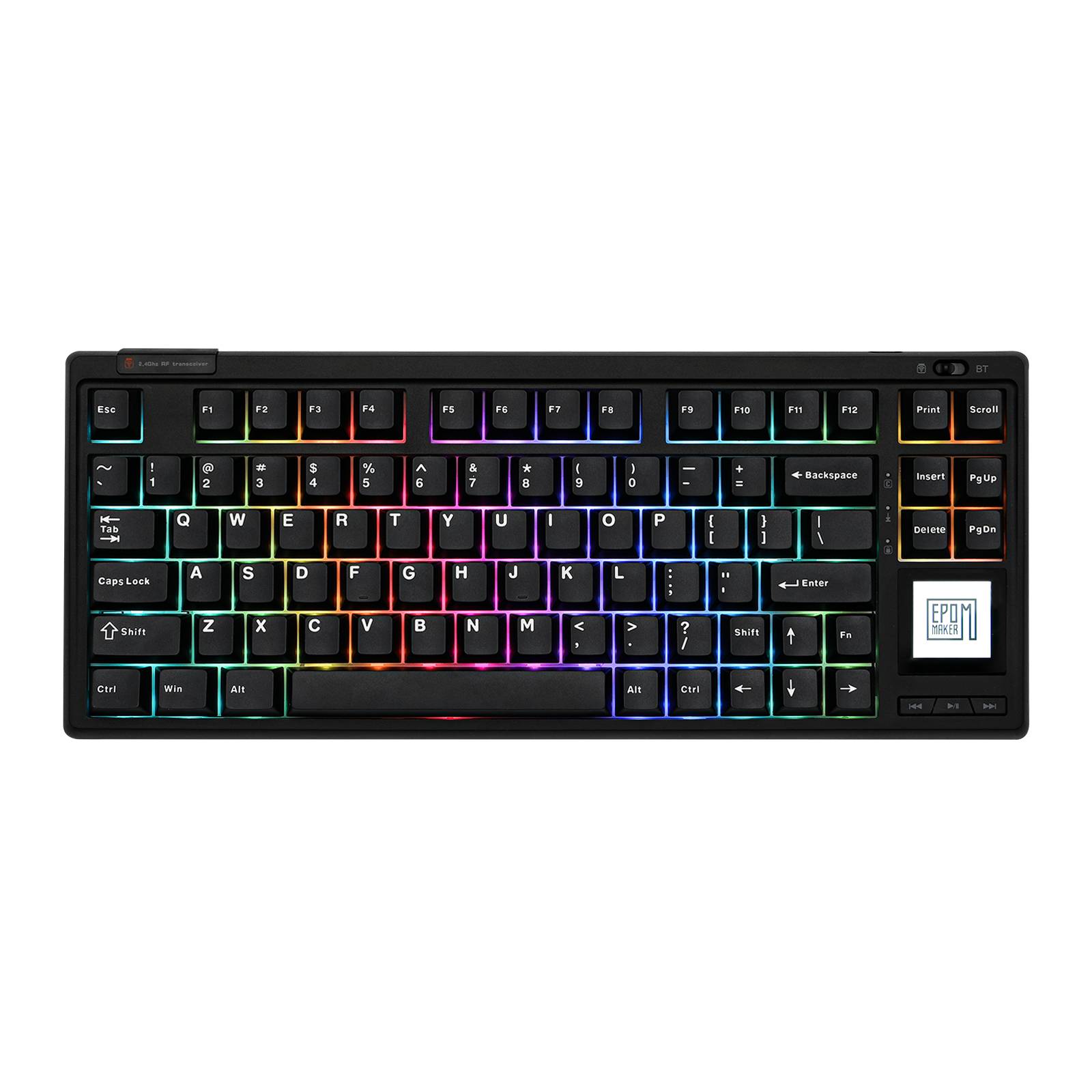 EPOMAKER RT80 タッチスクリーン付きメカニカルゲーミングキーボード EPOMAKER「RT80」レビュー。タッチパネル＆ミニディスプレイが